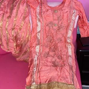 Brand new Indian Peach Suit
